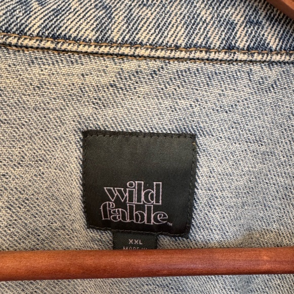 Wild Fable Target Denim Jacket XXL - Picture 2 of 3